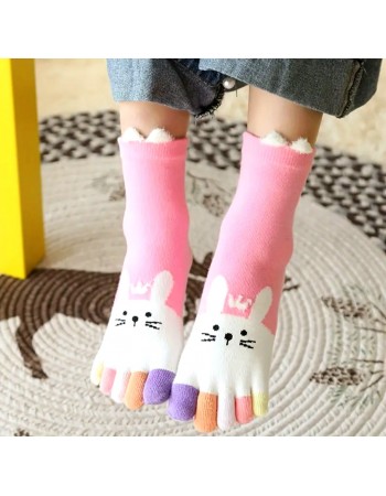 Детски чорапи с пръсти заек 598